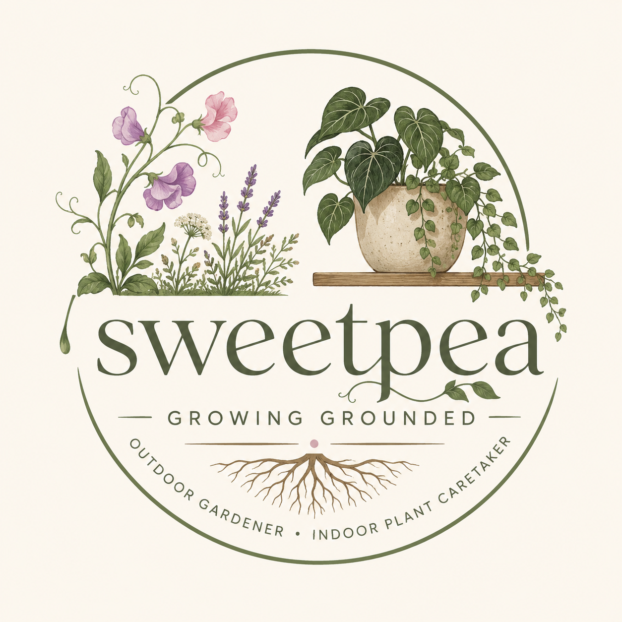 Sweetpea Growing Grounded
